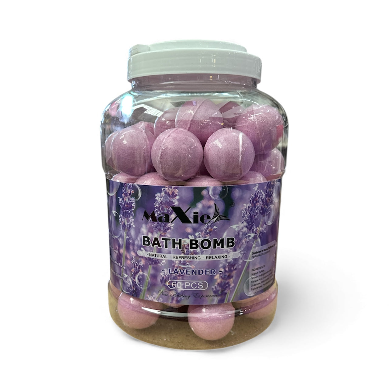 Maxie Bath Bomb 60 pcs/ jaz 4 favor orange, lavender,jasmine,green tea